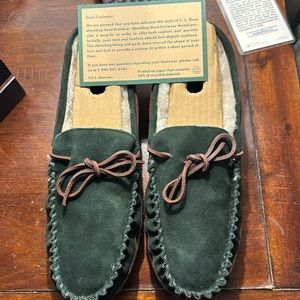 LL Bean Moccasin Slippers